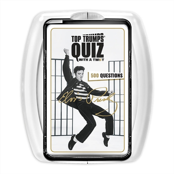 Top Trumps - Elvis Quiz Top Trumps Quiz Set Elvis Presley Portable Playing Card Game/Collection 12+