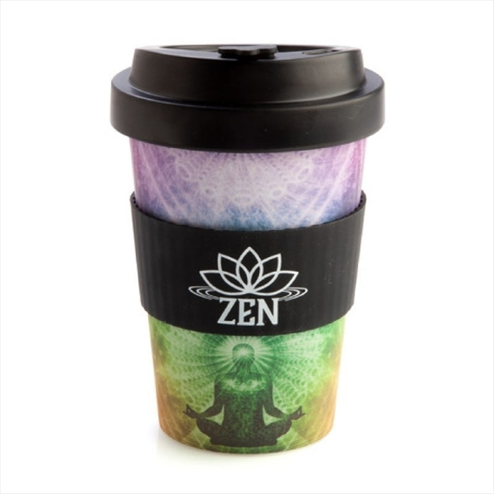Zen Bamboo Cup Crystal Wonderland Eco-to-Go Bamboo Coffee Tea Eco Friendly Reusable Cup