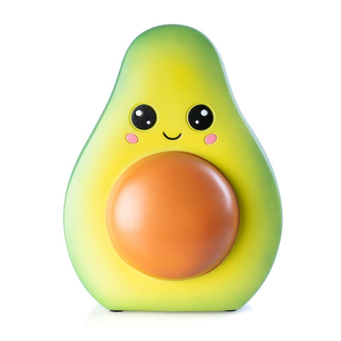 Smoosho's Pals Avocado Table Lamp Kids Bedroom LED Night Light Soft Warm Glow Toy Gift