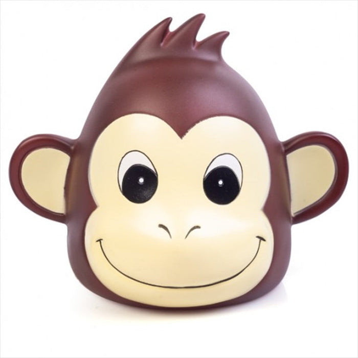 Smoosho's Pals Monkey Table Lamp Kids Bedroom LED Night Light Soft Warm Glow Toy Gift
