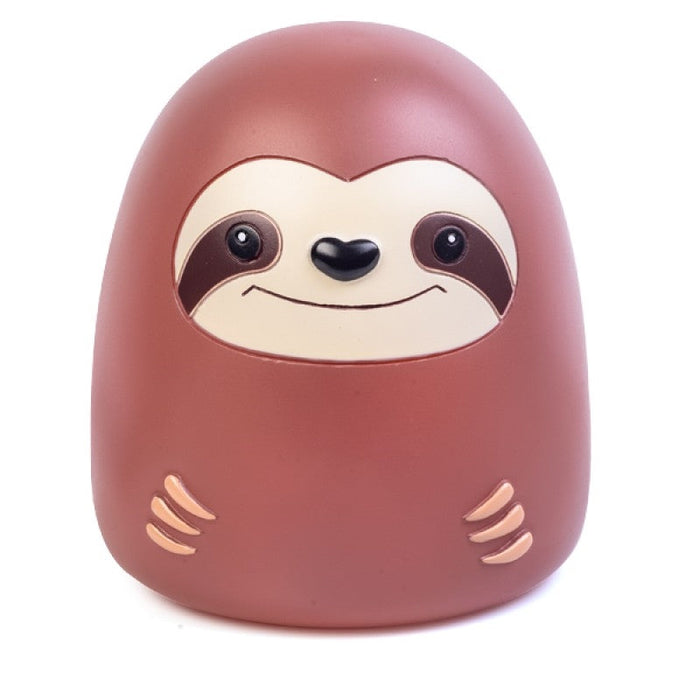 Smoosho's Pals Sloth Table Lamp Kids Bedroom LED Night Light Soft Warm Glow Toy Gift