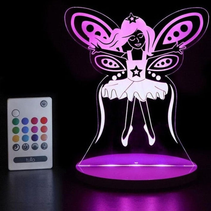 Tulio Fairy Princess Dream Light Lamp Vibrant Colours Night Light Remore Control Children Novelty Gift Toy Kids Fun