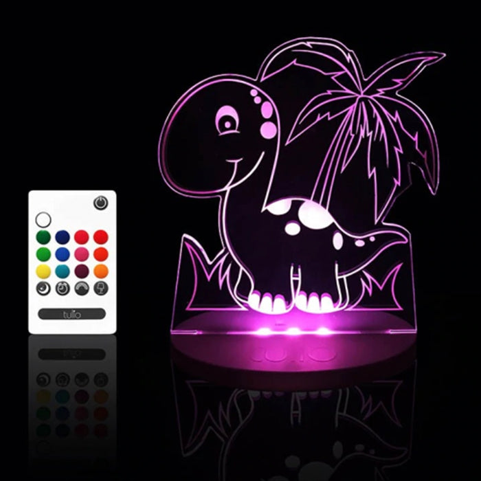 Tulio Dream Lights Vibrant Colours Night Light Remore Control Children Novelty Gift Toy Kids Fun- Dino Lamp
