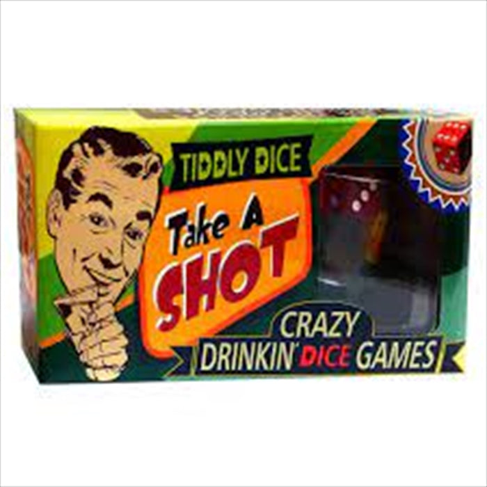 Take A Shot Drinking Dice Game Drinking Games Shot Glass  Cheatwell Games Suitable For Ages 18 And Up
