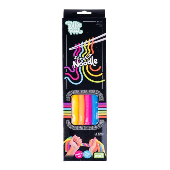 Stretch Noodles Toy COLOURED NOODLES STRESS TOY PULLIE PAL STRETCH NOODLES
