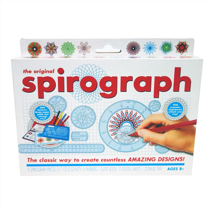 Spirograph Design Kit Drawing Tool Kit Kids Children Creative Design template Art Play Toy