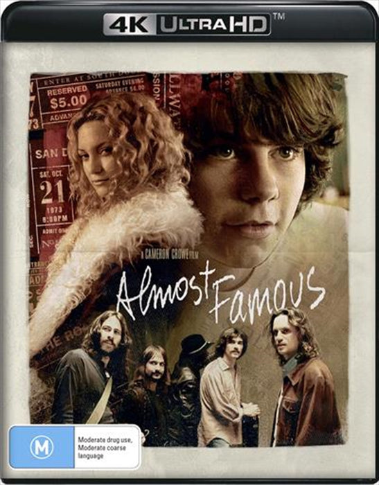 Almost Famous | UHD - Bootleg Cut UHD Used Very Good 4K UHD Blu-ray With Blu-Ray, Ultimate Ed, 4K Master