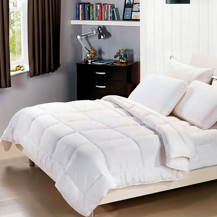 300GSM Cotton Summer Quilt Queen 210 x 210 cm Lightweight