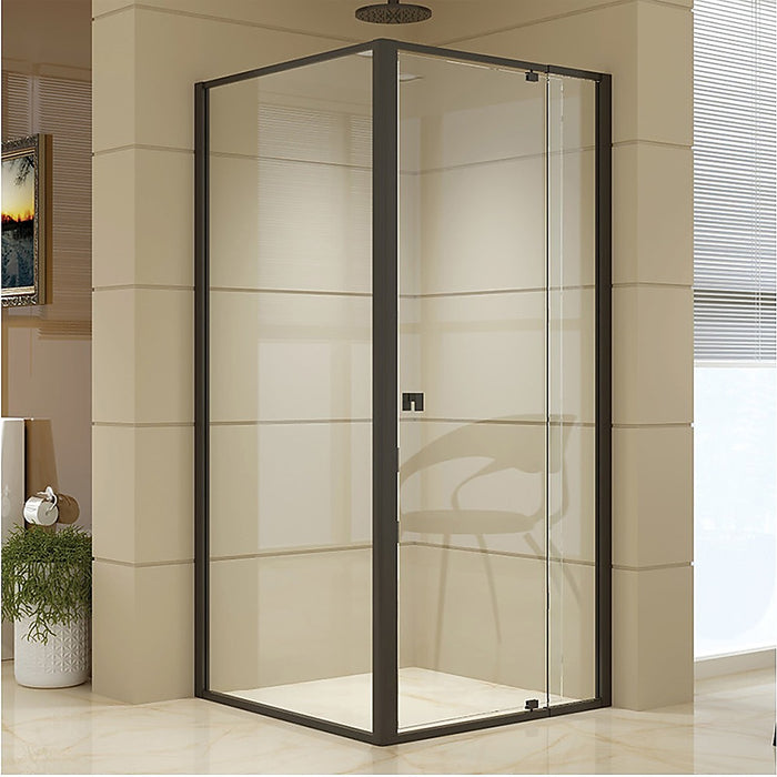 Semi Frameless Shower Screen (82~90)x 195cm & (89~92)x 195cm Side AS/NZS GlassHigh Quality