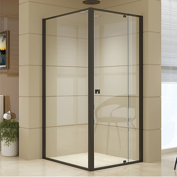 Semi Frameless Shower Screen (82~90)x 195cm & (98~101)x 195cm Side AS/NZS GlassHigh Quality