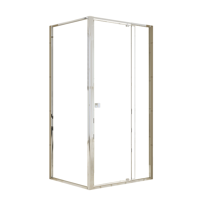 Semi Frameless Shower Screen (98~106)x 195cm & (77~80)x 195cm Side AS/NZS Glass