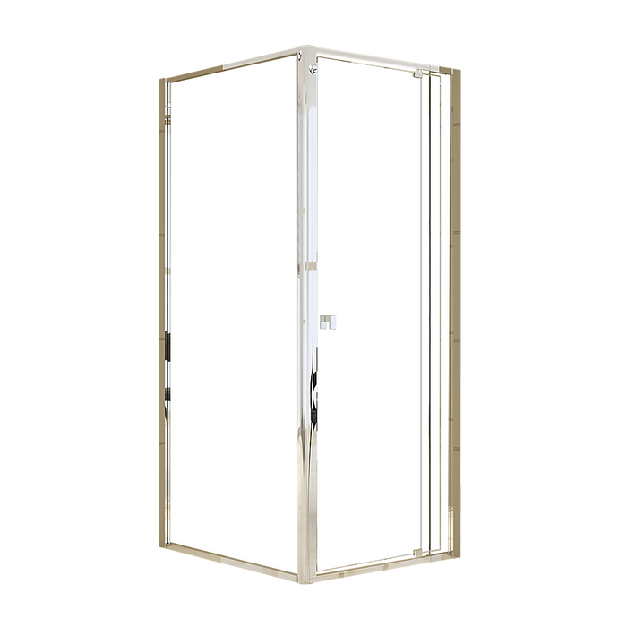 Semi Frameless Shower Screen (74~82)x 195cm & (89~92)x 195cm Side AS/NZS Glass