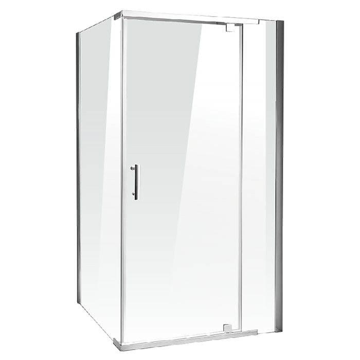 Shower Screen 1200x800x1900mm Framed Safety Glass Pivot Door By Della FrancescaHigh Quality