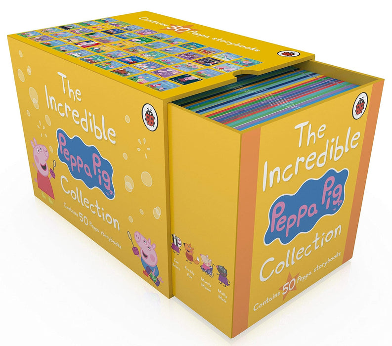 The Incredible Peppa Pig Book Collection Contains 50 Storybooks Box Set