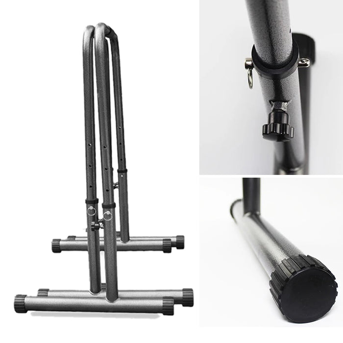 POWER Dip Bar Adjustable Height 77-89cm Strength Training Stand Station 2Colors