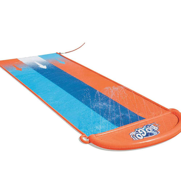 Bastway H2OGO Triple Water Slide 5.49m Length With 3 Body Boards Kids Pool
