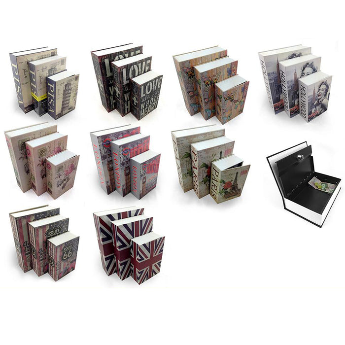 Security Money Dictionary Secret box Book Key Locker Lock Safe Cash Hidden