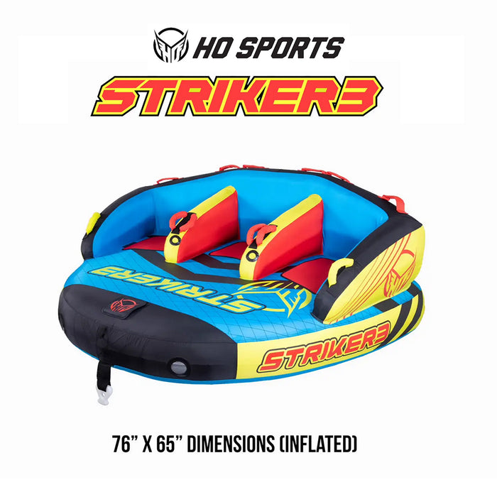 STRIKER 3 Tube By HO Sports Maximum Weight Capacity 231kg With Rope And 12V Pump