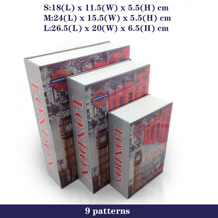 Security Money Dictionary Secret box Book Key Locker Lock Safe Cash Hidden