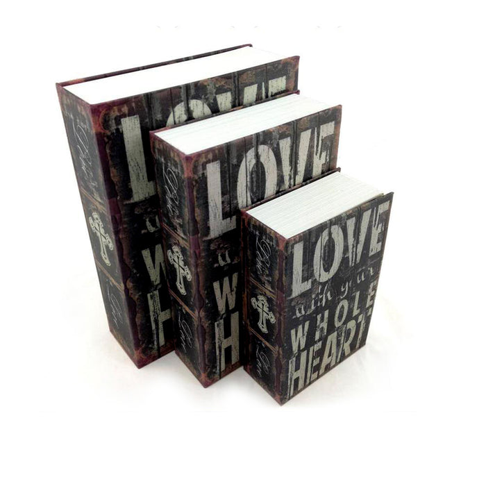 Love Security Money Dictionary Secret box Book Key Locker Lock Safe Cash Hidden