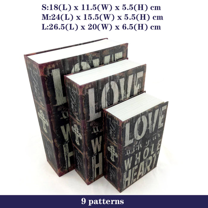 Security Money Dictionary Secret box Book Key Locker Lock Safe Cash Hidden