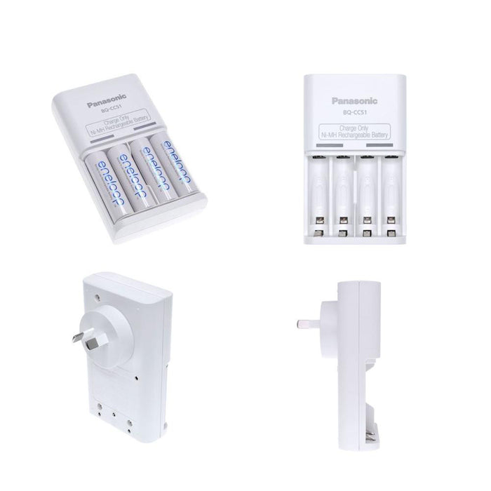 Eneloop Rechargeable Batteries Panasonic 8xAA 4xAAA Batteries Battery 1X Charger