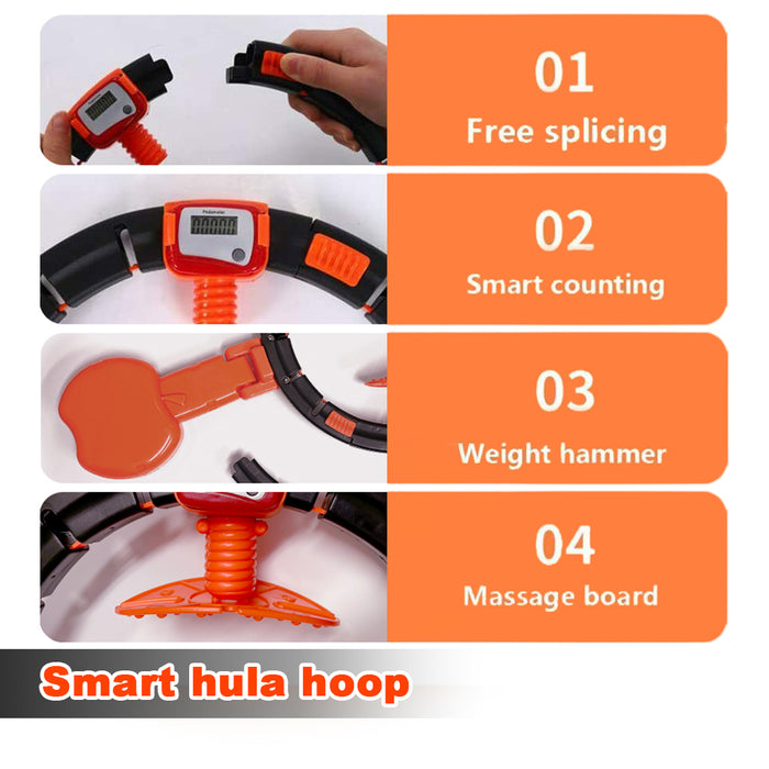 Smart Hula Hoop Detachable Exercise Lose Weight Portable Sports Circle