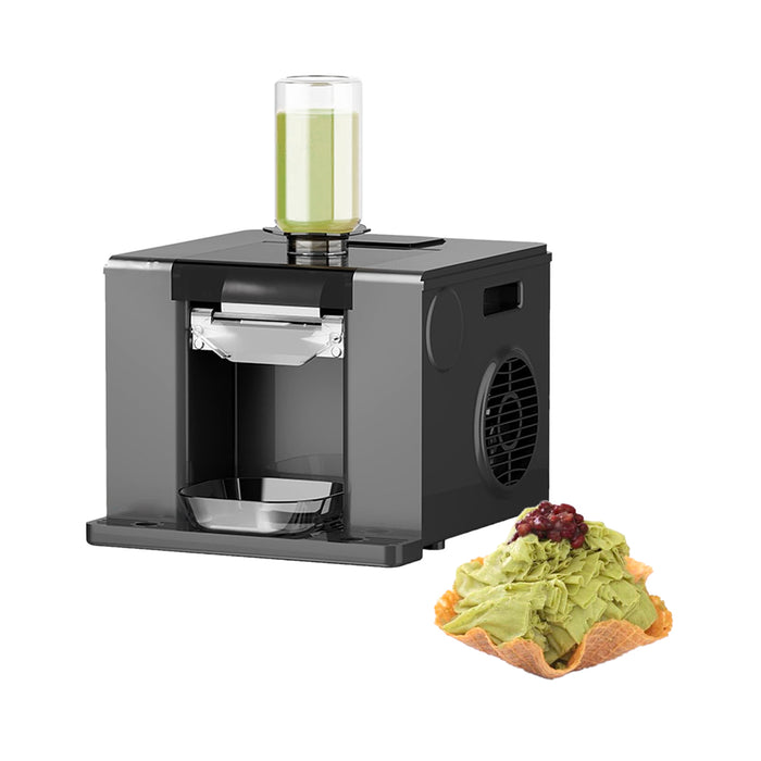 Commercial Snowflake Ice Maker 60kg/Day – Stainless Steel Auto-Clean Ice Shaver Machine with Touch Screen for Restaurants, Dessert Shops, Cafés &amp; Home Use