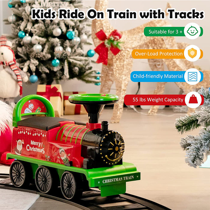 Kids Ride On Train Toy Eelectric Car With Track / Toddler Walker AUSTOCK