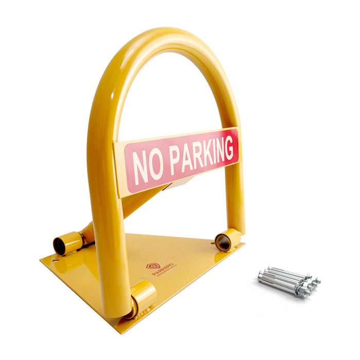 Parkero Fold-down Parking Barrier Keyed Different/Alike Vehicle Security Expension bolts