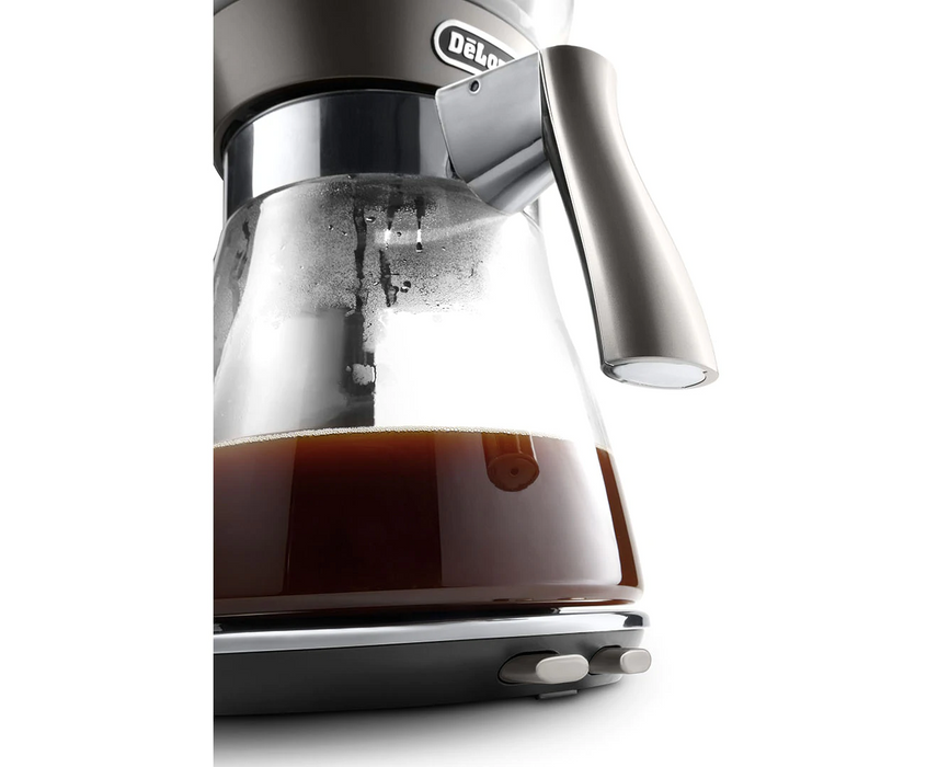 DeLonghi 1.2L Clessidra 2 In 1 Drip & Pour-Over Coffee Machine Coffee Maker ICM17210 10cups