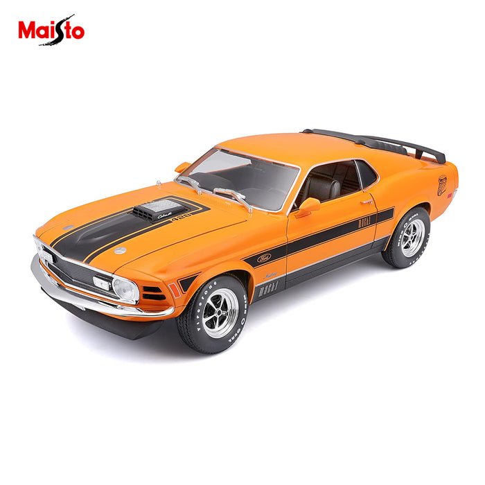 Maisto 1:18 1970 Ford Mustang Mach l Metallic Diecast Car Model AU STOCK