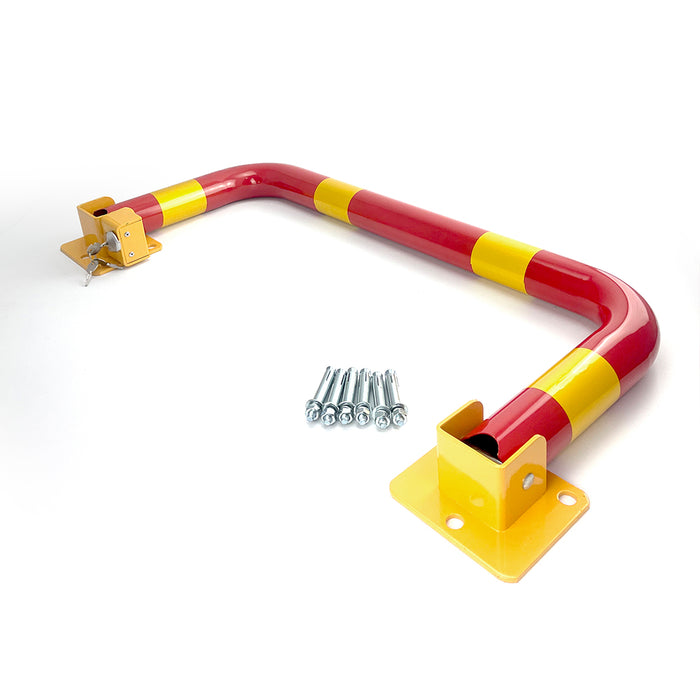 Arch Parking Barrier Fold Down Vehicle Security Locker Keyed Different Or Alike