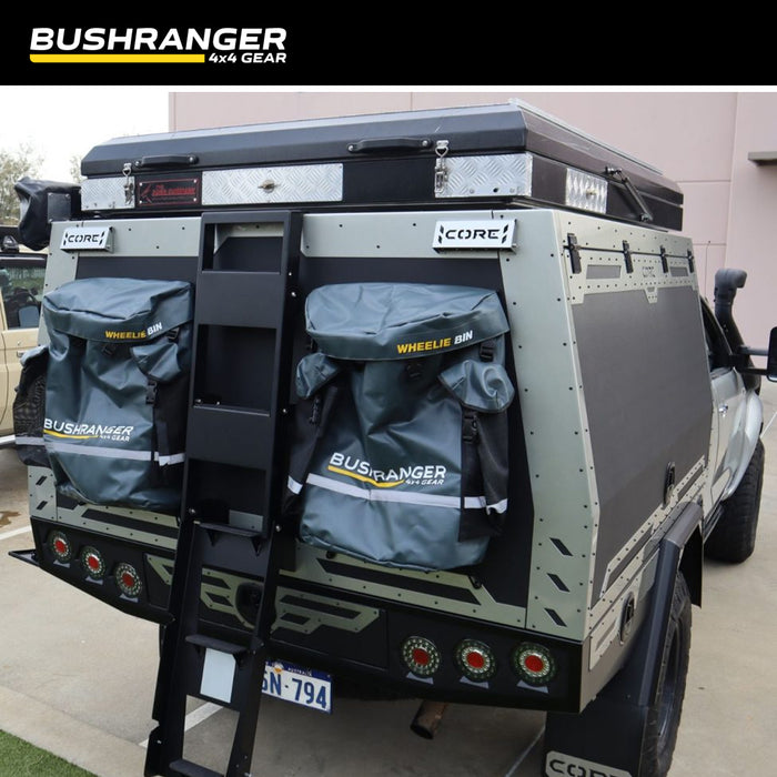 Bushranger Wheelie Bin Camping Garbage 4WD Offroad With reflective strip 67L AUSTOCK