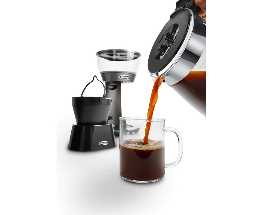 DeLonghi 1.2L Clessidra 2 In 1 Drip & Pour-Over Coffee Machine Coffee Maker ICM17210 10cups
