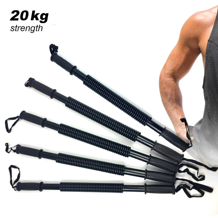 20/30/40/50/60Kg Flexible Stretch Spring Bendy Bar Power Twister Arm Gym Trade Me