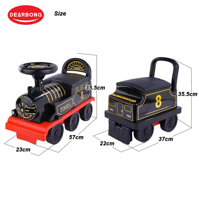 Kids Ride On Train Toy Eelectric Car With Track Or Toddler Walker Car Or Carriage AU