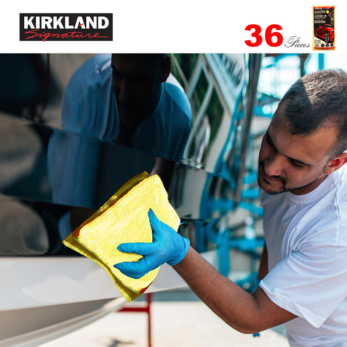 Kirkland Signature Oversize 40.6 cm Premium Microfiber High Pile 36pcs Towels AU