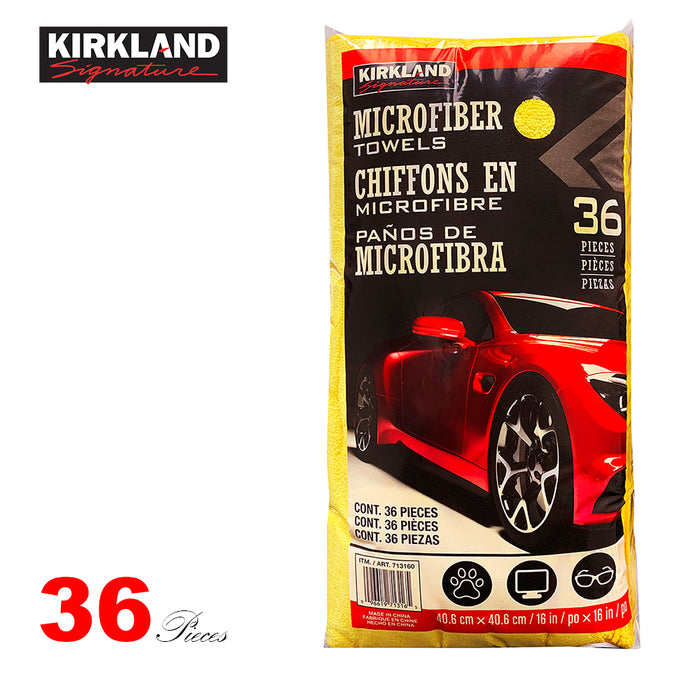 Kirkland Signature Oversize 40.6 cm Premium Microfiber High Pile 36pcs Towels AU