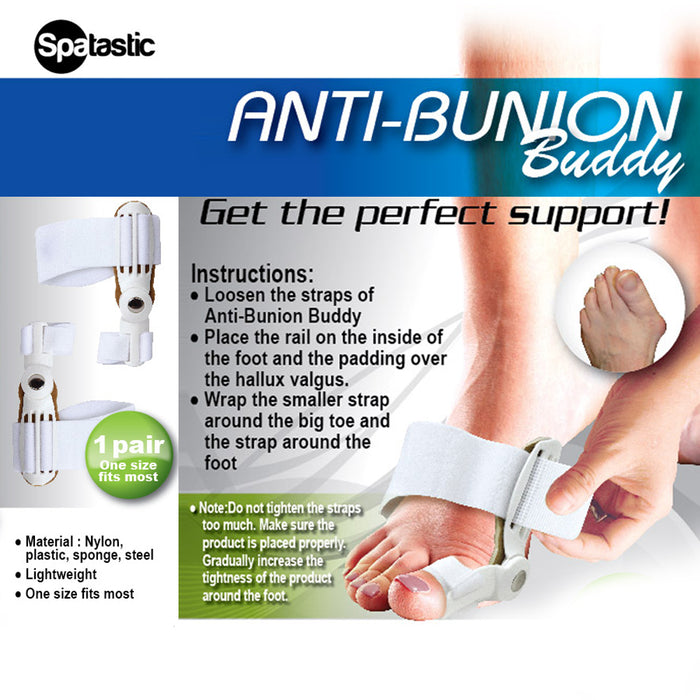 Hinged Bunion Protector Splint Pad Toe Pain Relief Hallux Valgus Foot