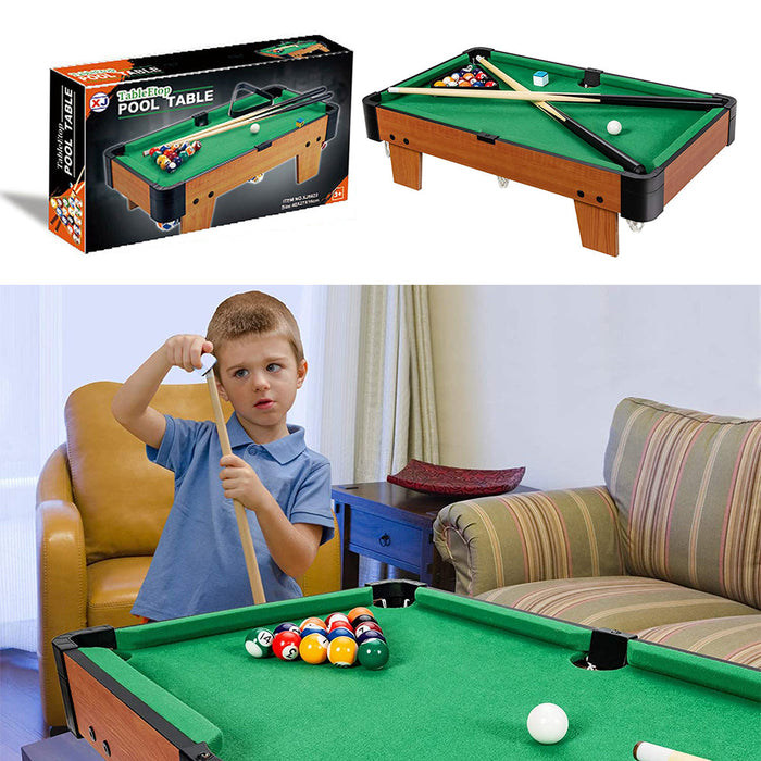 Wooden Mini Snooker Tables Billiards Game Pool Table Set Toy Extra Size For Kids Trade Me