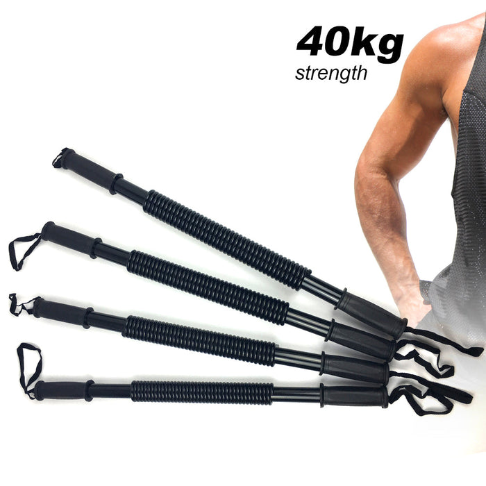 20/30/40/50/60Kg Flexible Stretch Spring Bendy Bar Power Twister Arm Gym Trade Me