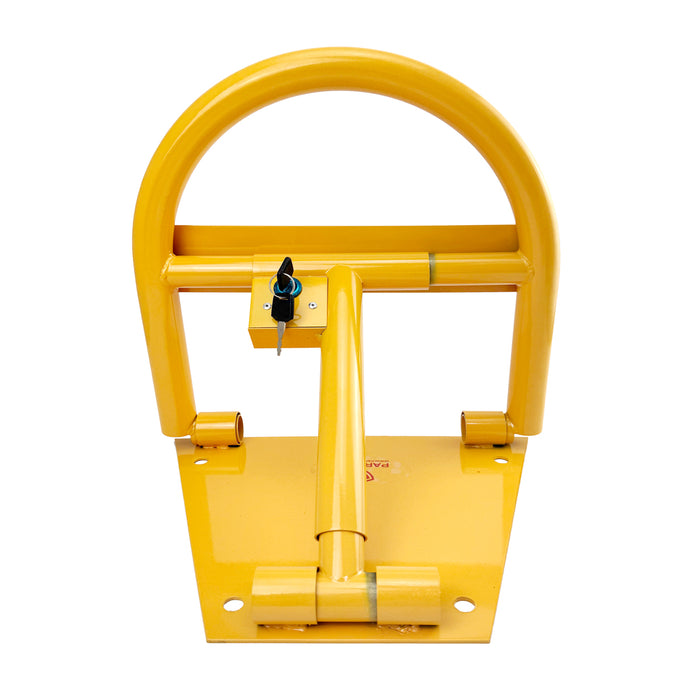 Parkero Fold-down Parking Barrier Keyed Different/Alike Vehicle Security Expension bolts