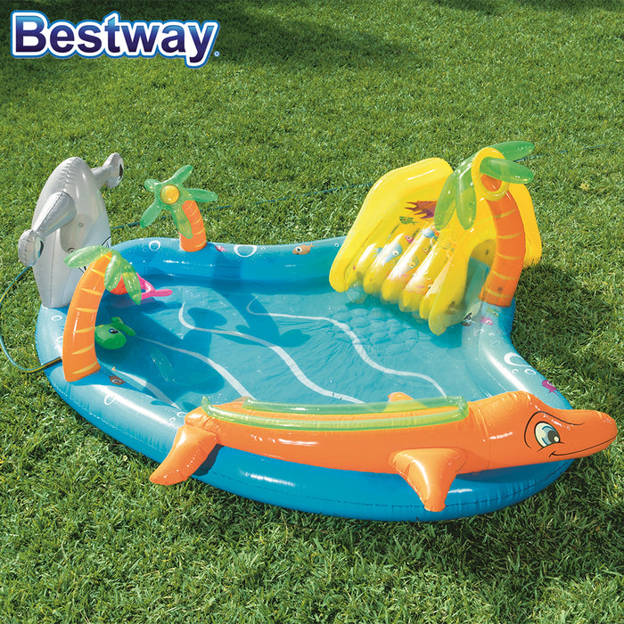 Bestway Inflatable Kids Fantastic Sea Life Play Pool Splash Pools Play Center