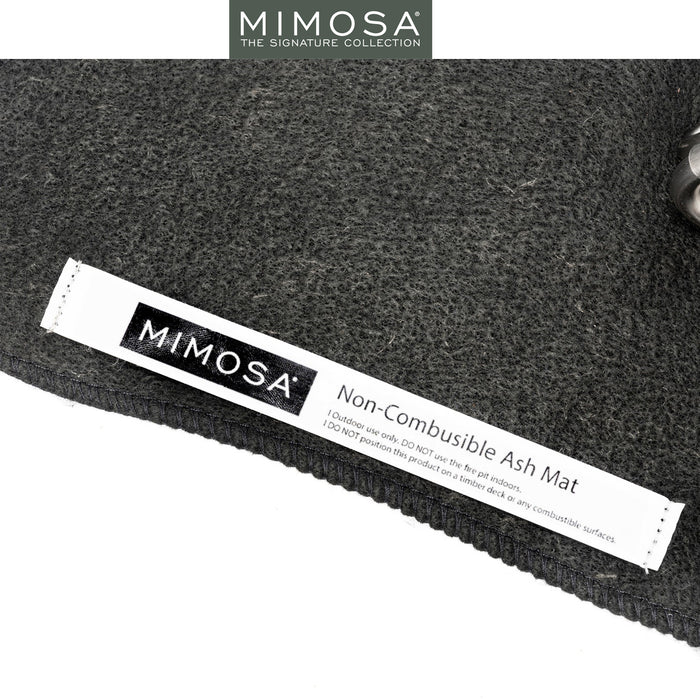 Mimosa Durable Stainless Steel Folding BBQ Fire Pit 12L Capacity 56cm Portable