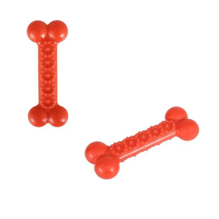 Peanut Butter Mint Flavor Nubbies 4Pk Dental Dog Chew Toy Bone Orion TriBone TRex