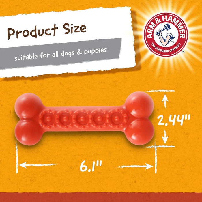 Peanut Butter Mint Flavor Nubbies 4Pk Dental Dog Chew Toy Bone Orion TriBone TRex