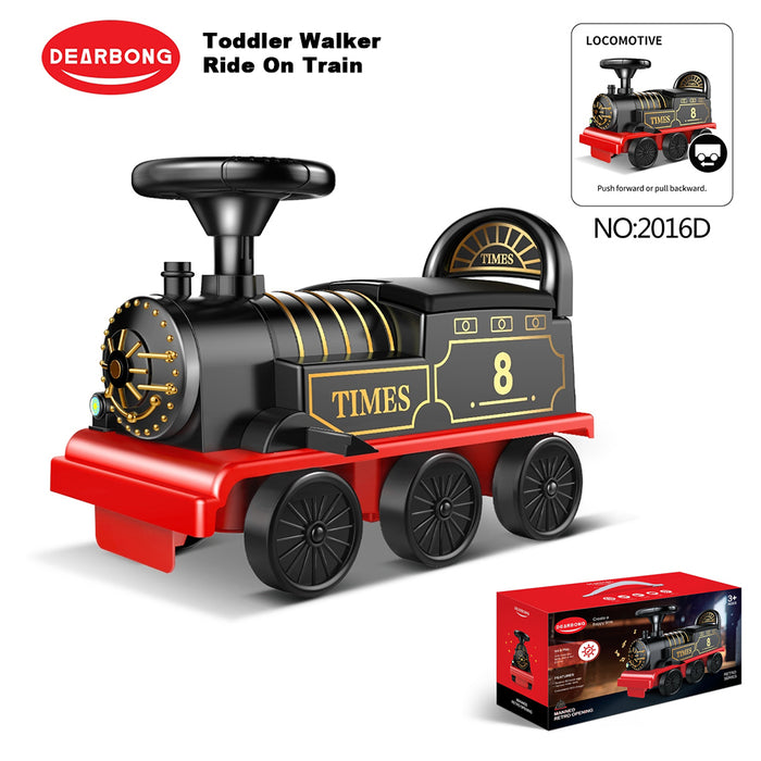 Kids Ride On Train Toy Eelectric Car With Track Or Toddler Walker Car Or Carriage AU
