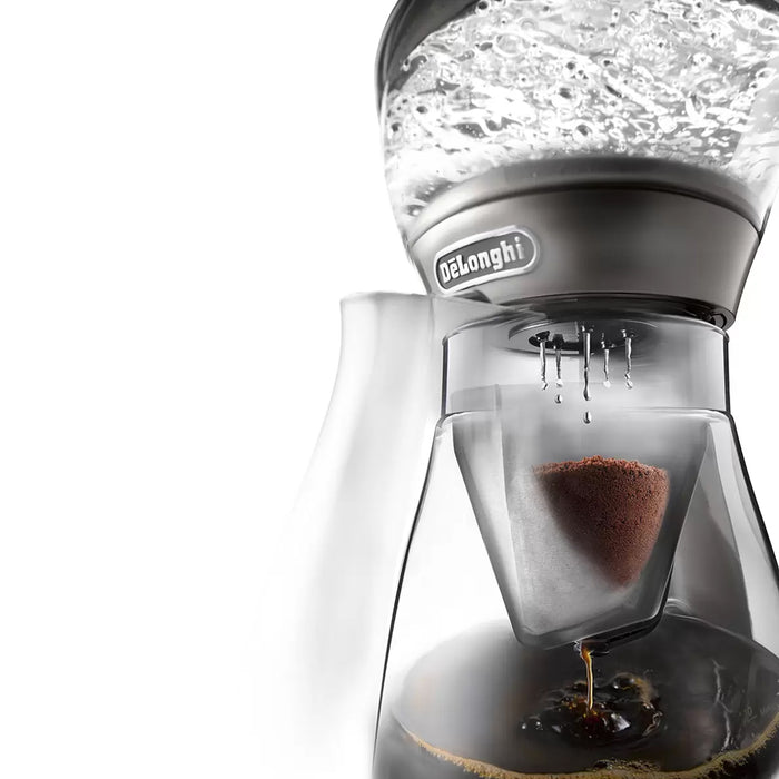 DeLonghi 1.2L Clessidra 2 In 1 Drip & Pour-Over Coffee Machine Coffee Maker ICM17210 10cups