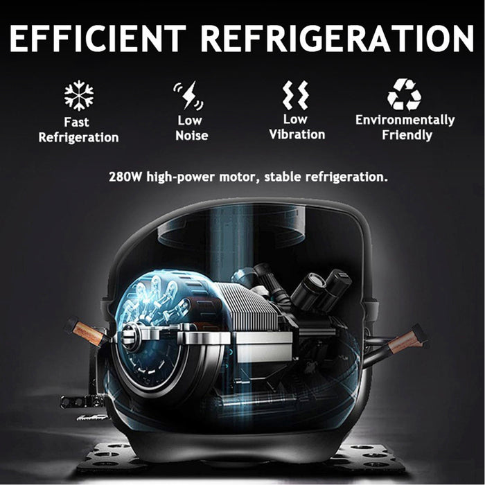 Commercial Snowflake Ice Maker 60kg/Day – Stainless Steel Auto-Clean Ice Shaver Machine with Touch Screen for Restaurants, Dessert Shops, Cafés &amp; Home Use